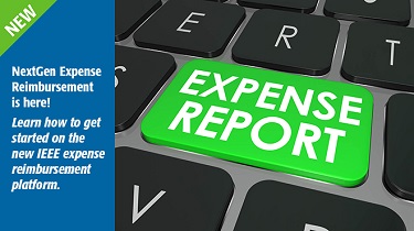 Details about the new process and tool to submit expense reports for Educational Activities and IEEE travel.