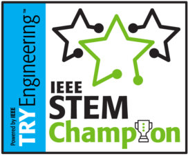 STEM Champion Badge Logo